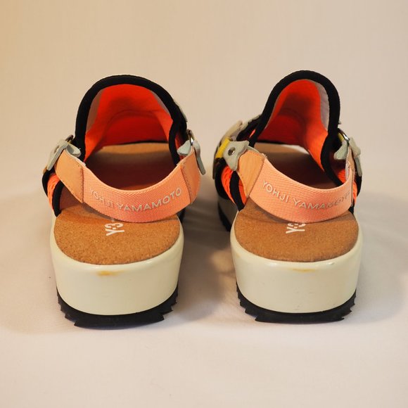 New with Defects - Yohji Yamamoto x Adidas Y-3 Orange Malye Sandals - Size 8.5 B - Picture 11 of 13